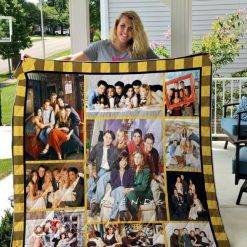 Cast Of Friends Tv Show Quilt Blanket