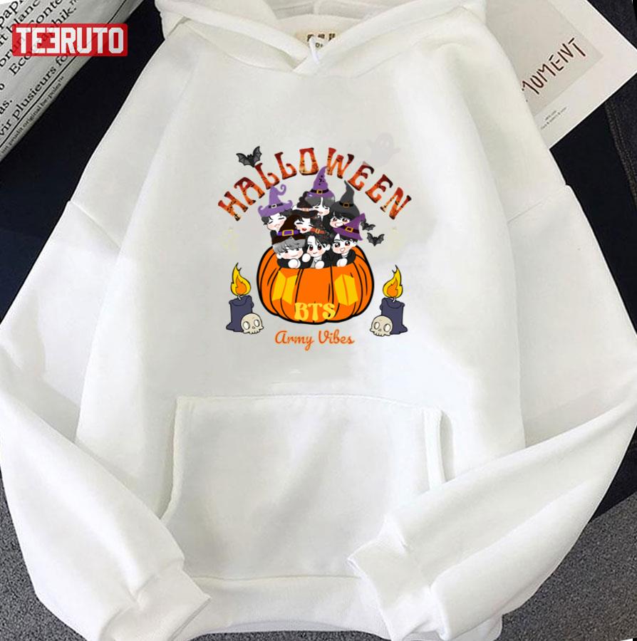 Chibi BTS Halloween Army Vibes Unisex Sweatshirt