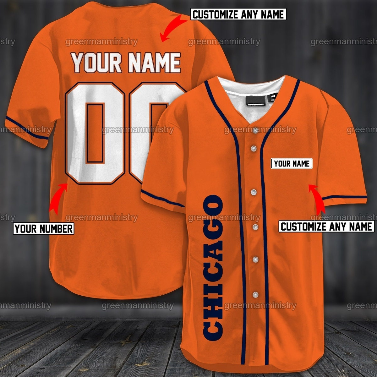 Chicago Baseball Jersey Custom Name And Number Sports For Him