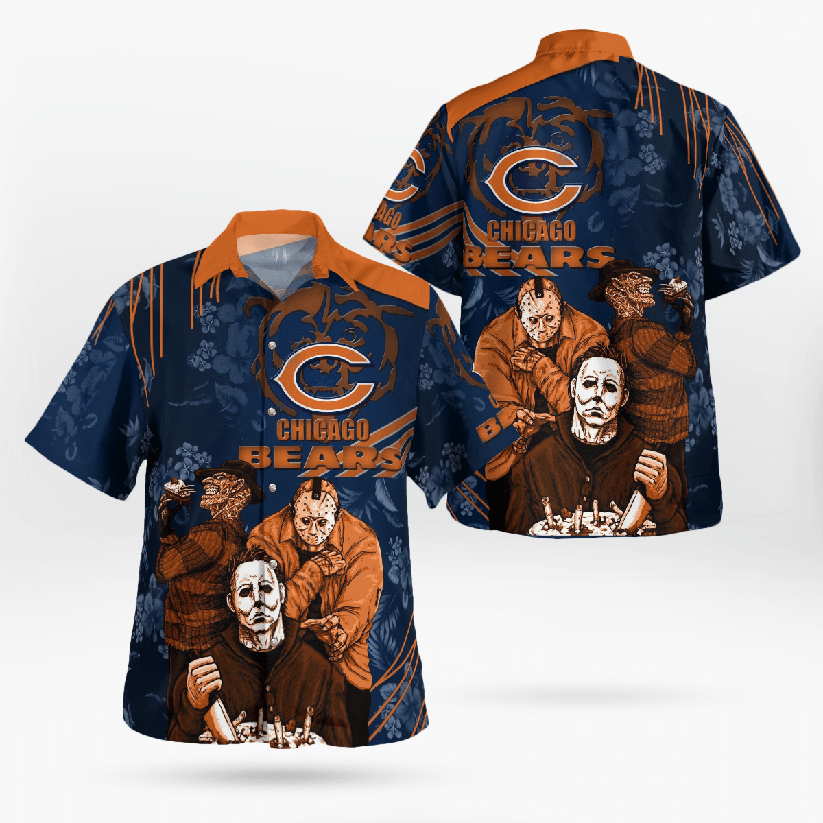 Chicago Bears Blood Jersey NFL Halloween T-shirt, Hoodie - Tagotee