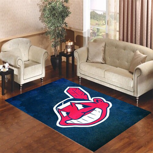 chief wahoo cleveland indians Living room carpet rugs Teeruto