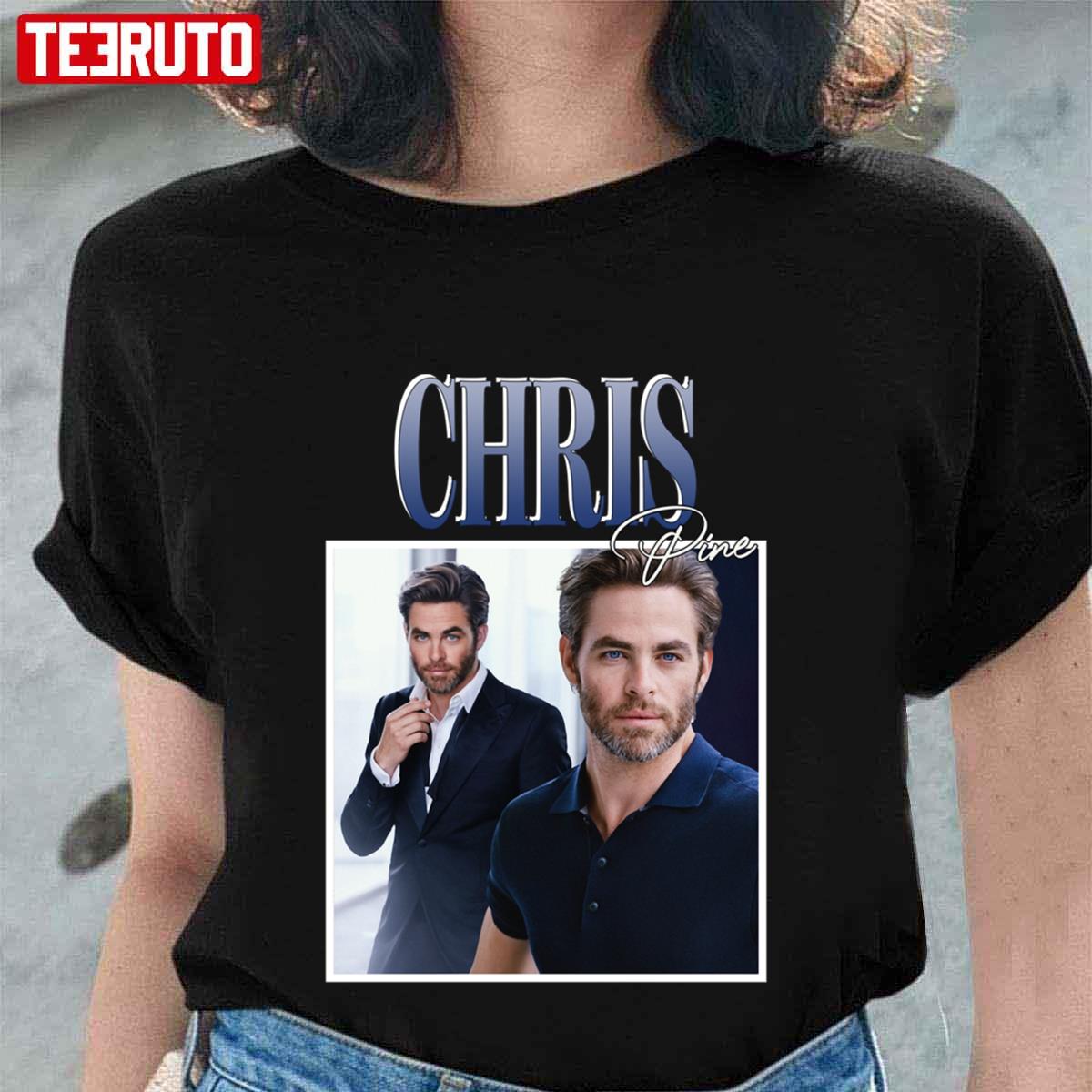 Chris Pine Vintage Bootleg Design Unisex T-shirt - Teeruto