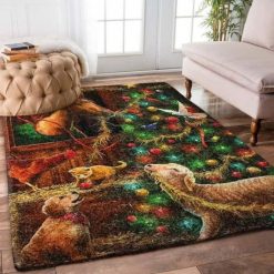 Christmas At The Farm Rectangle TZ16237 Rug Carpet