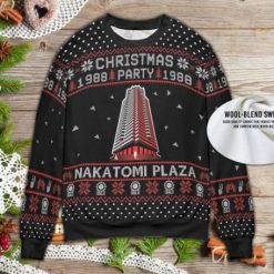 Christmas Party Nakatomi Plaza 2022 Unique Ugly Wool Knitted Christmas Sweater