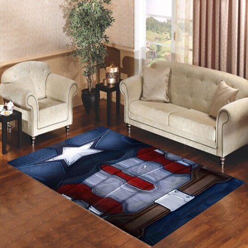 CIVIL WAR   SUIT UP CAPTAIN AMERICA Living room carpet rugs