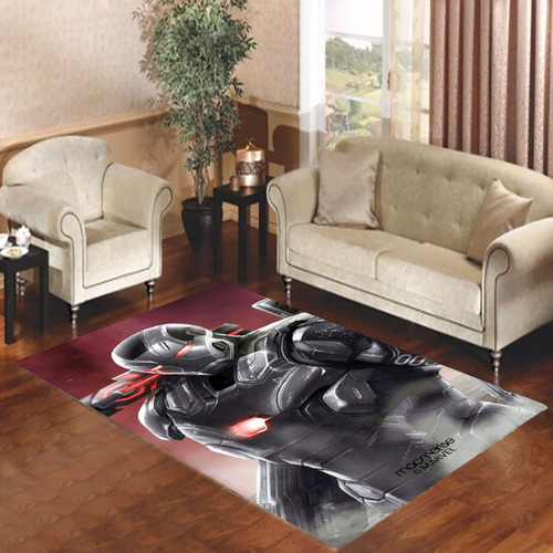 CIVIL WAR   TEAM RED WAR MACHINE Living room carpet rugs