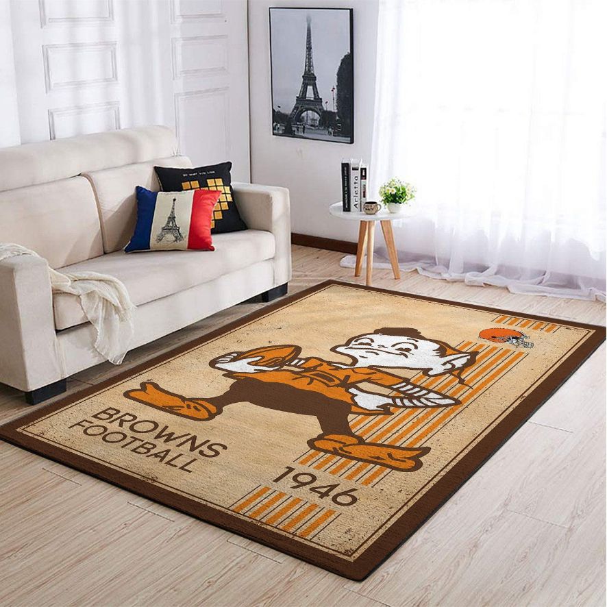 Cleveland Browns NFL Home Field Area Rug