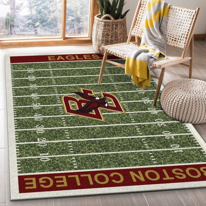 College Boston College NFL Team Logo Area Rug, Kitchen Rug, Family Gift US Decor
