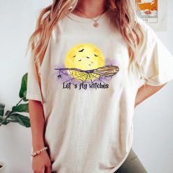 Comfort Colors® Retro Halloween Let’s Fly Witches Shirt