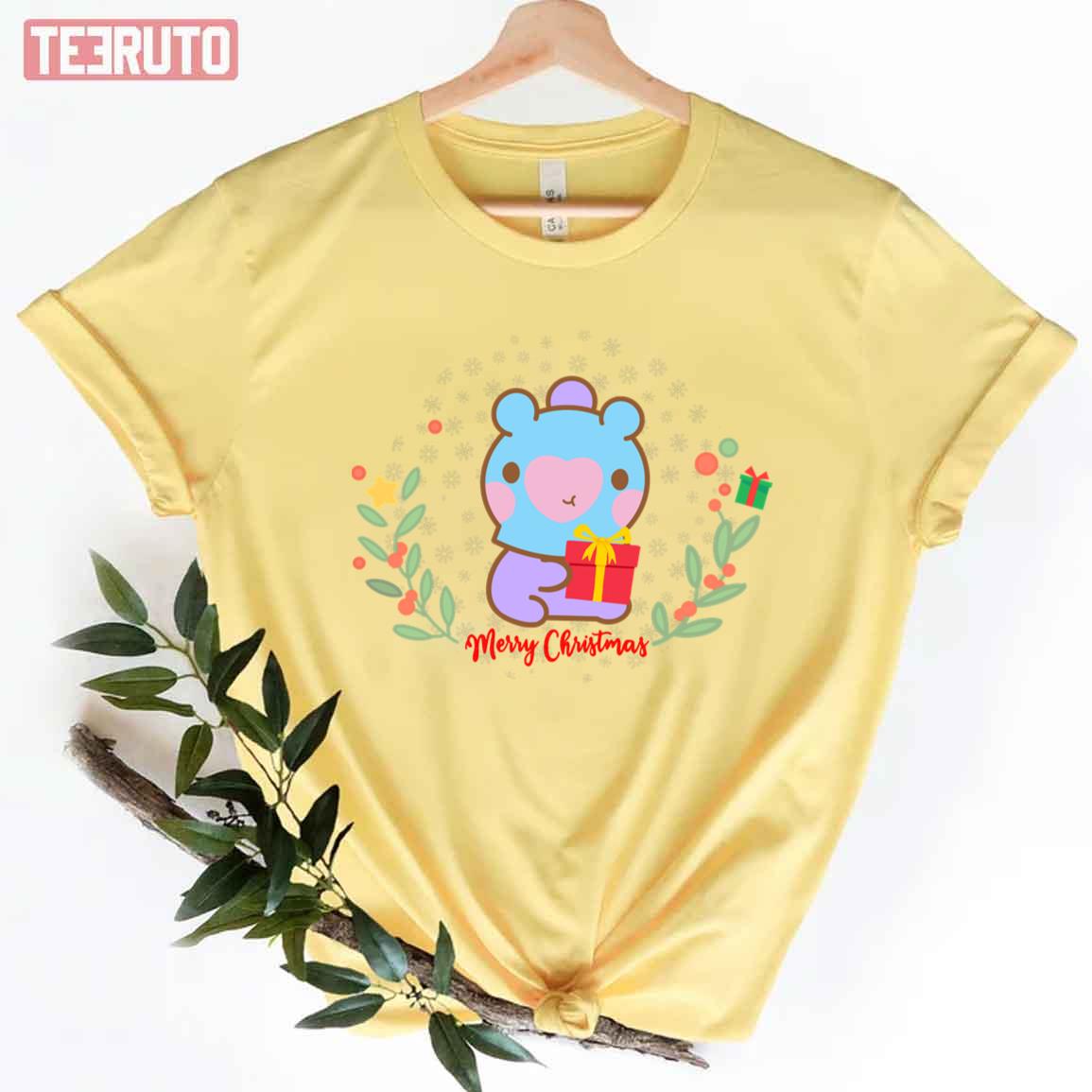 Cute Bts Bt21 Character Mang Bts Bt21 Christmas Gift For Jhope Biased Unisex T-shirt