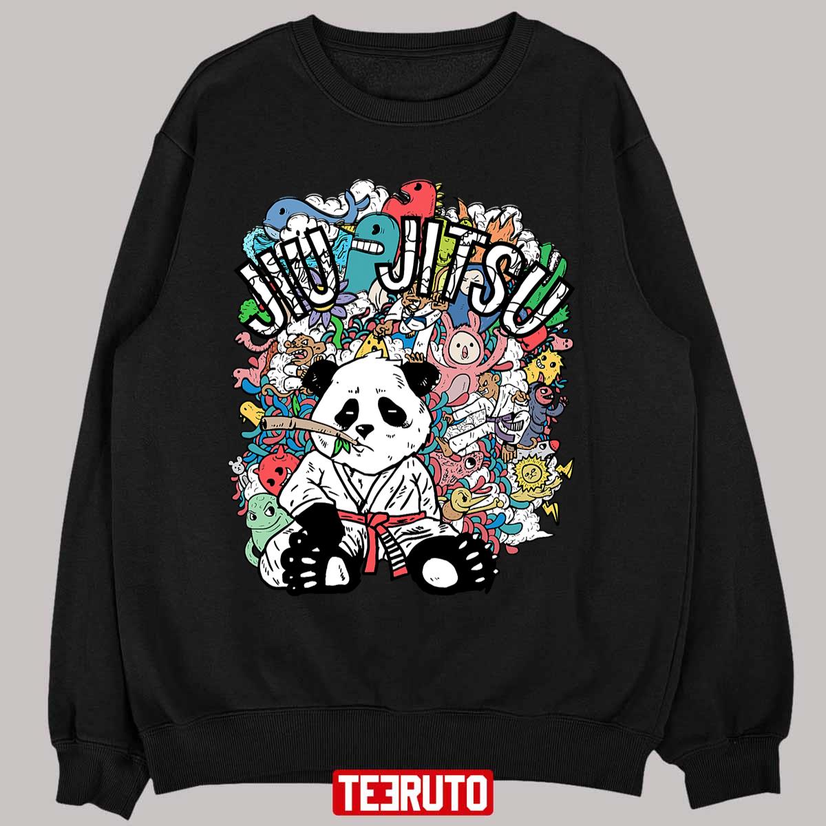 Cute Jiu Jitsu Panda Unisex T-shirt