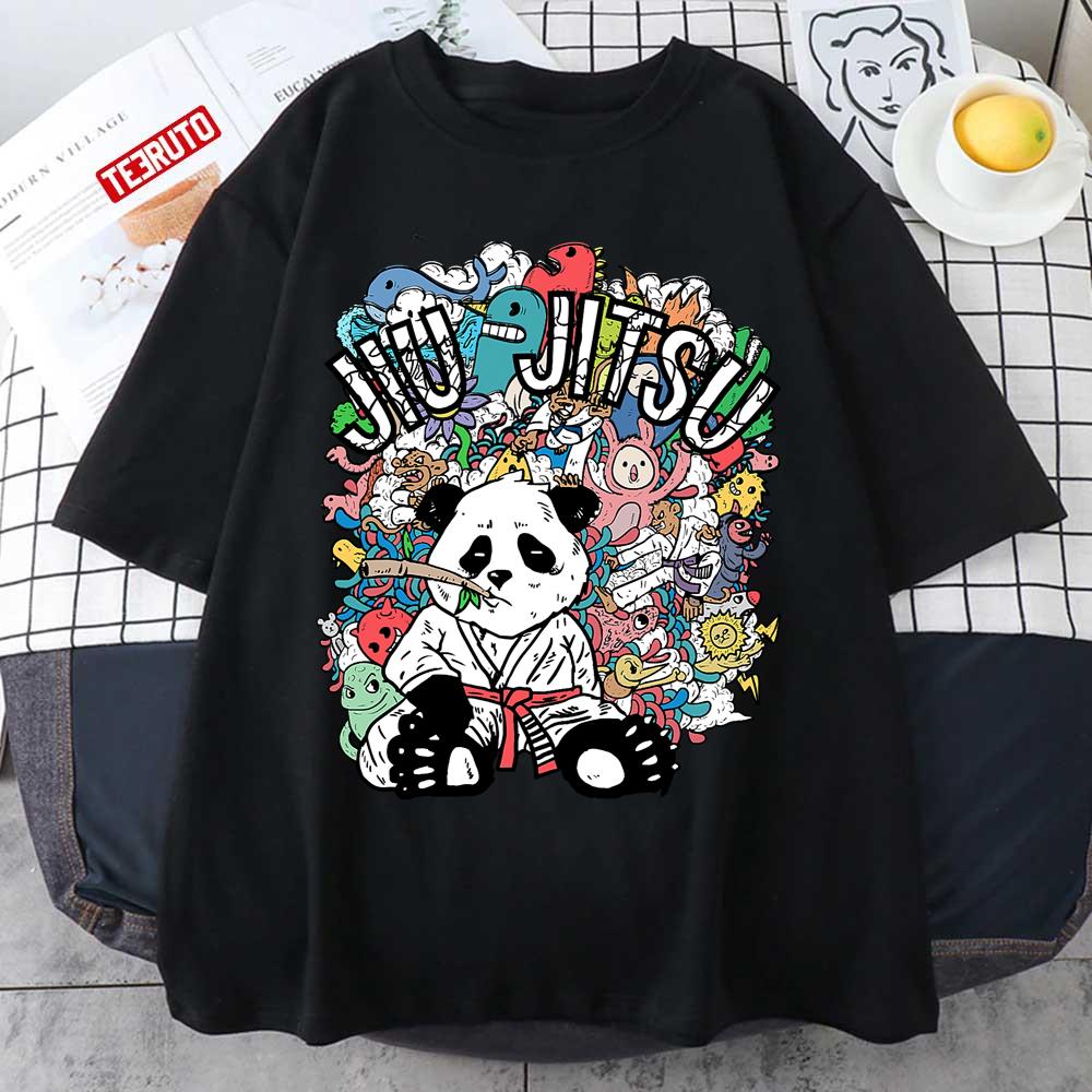 Cute Jiu Jitsu Panda Unisex T-shirt