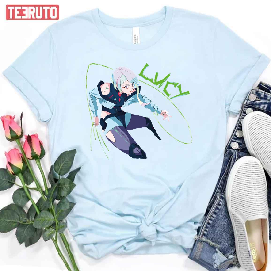 New Anime Cyberpunk Edgerunners Lucy Unisex T-shirt - Teeruto