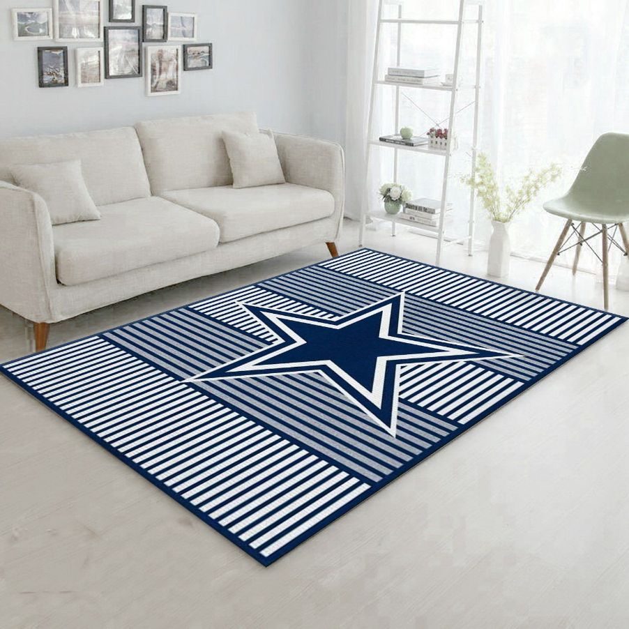 Dallas Cowboys Imperial Champion Rug NFL Area Rug Carpet, Living room and bedroom Rug, Home US Decor