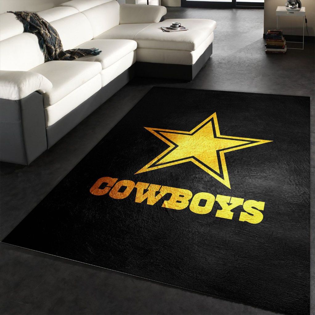 Dallas Cowboys NFL Area Rug, Living Room Rug, Christmas Gift US Decor