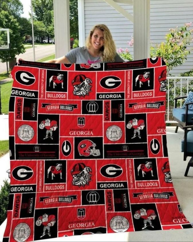 Dawgs Ncaa Georgia Bulldogs Great Quilt Blanket - Teeruto