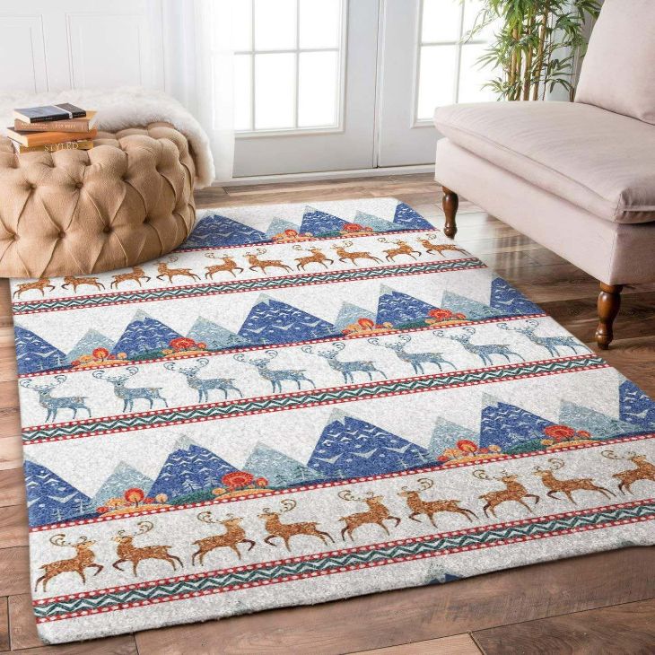Deer Christmas HN1810070R Rug Carpet
