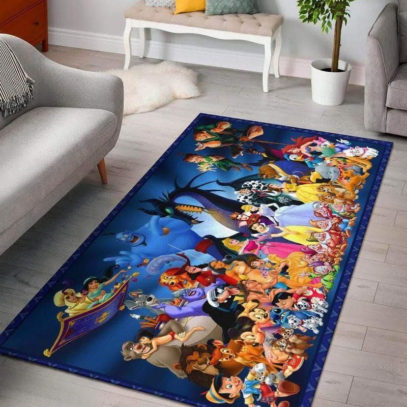 Disney Characters 3 Living Room Area Rug,  Kitchen Rug, Home Decor