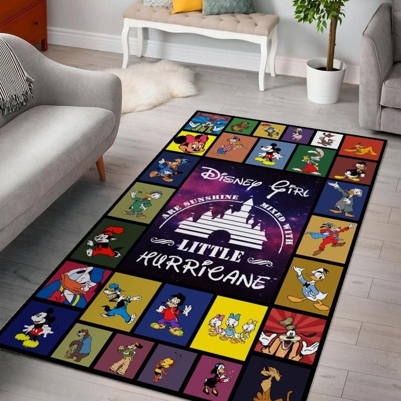 Disney Girls Little Hurricane Living Room Area Rug Carpet, Bedroom Rug,  Floor Decor