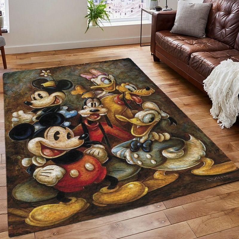 Disney Mickey Living Room Area Rug Carpet,  Kitchen Rug, Home Decor