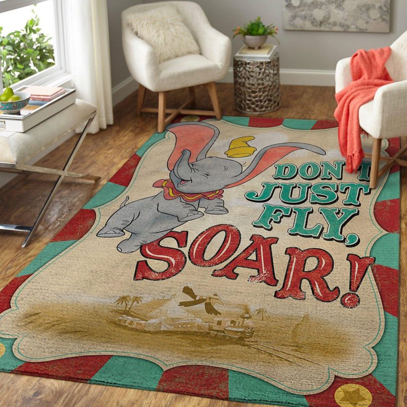 Dumbo Limited Edition Rug Carpet Mat All Over Print Teeruto