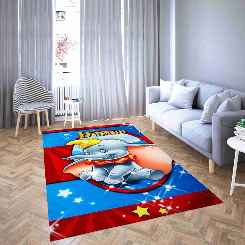 Dumbo the elephant Living Room Rug Carpet Teeruto