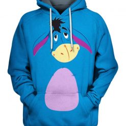 Eeyore Donkey 3D AOP Unisex Hoodie