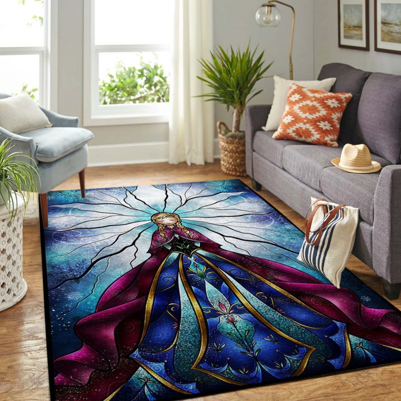 Elsa Frozen DisneyLiving Room Rugs Carpet 1