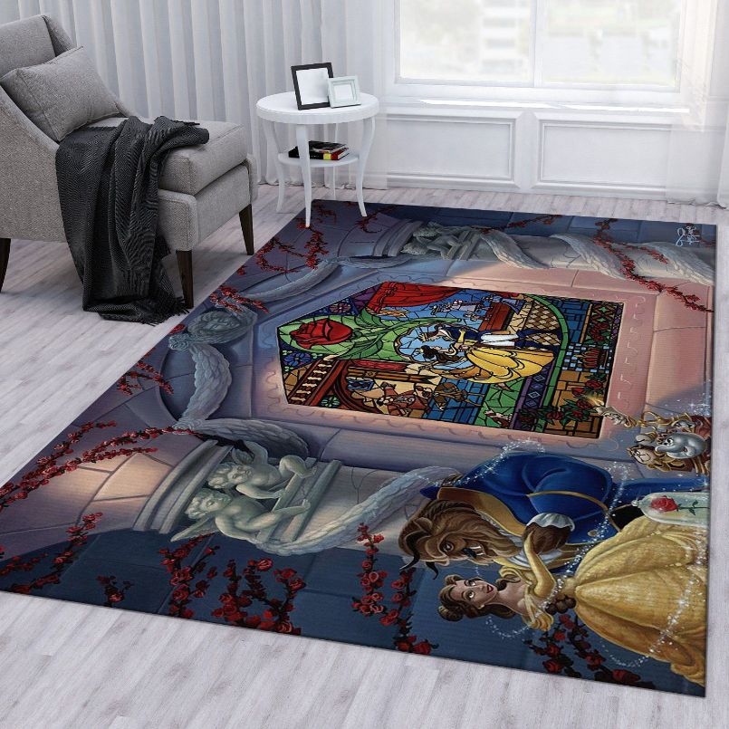Enchanted Love Disney Area Rug Bedroom Rug Floor Decor Home Decor