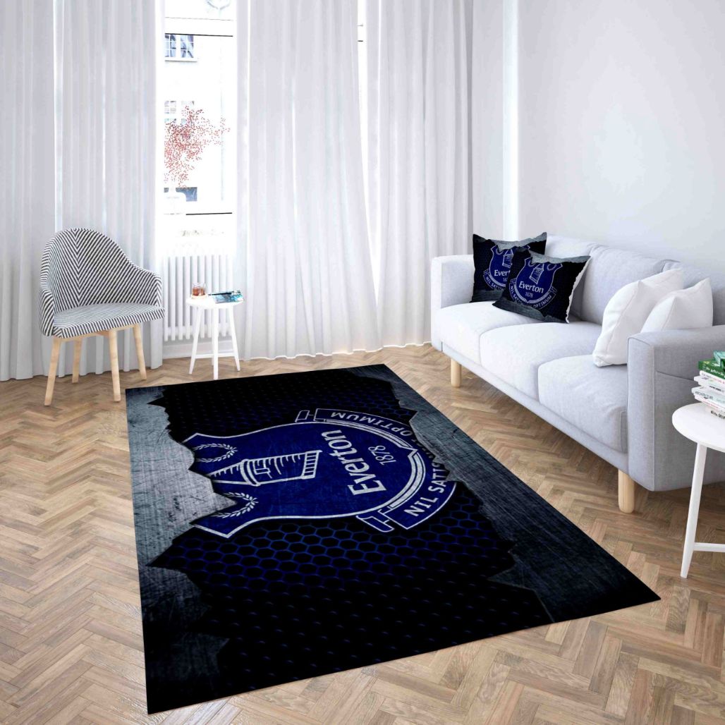 Everton Football Club 3D Design Carpet Living Room Rugs - Teeruto