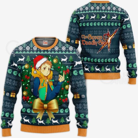 Fairy King Ugly Christmas Seven Deadly Sins Xmas Knitted Sweater