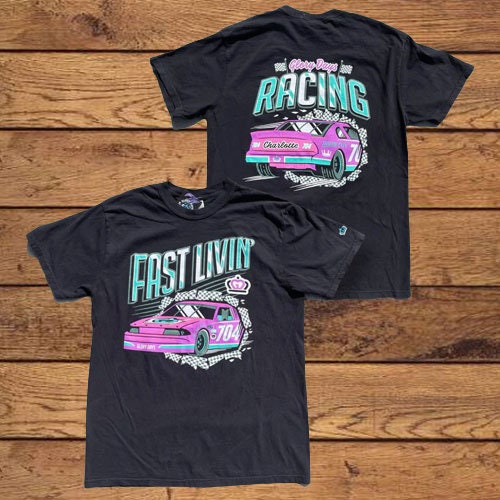 Fast Livin’ Racing Retro Vintage Unisex T-Shirt