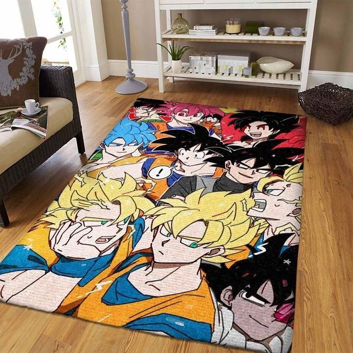Felacia Dragon Ball Area Luxury Rugs - Son Goku, Movie EE36157 Rug Carpet
