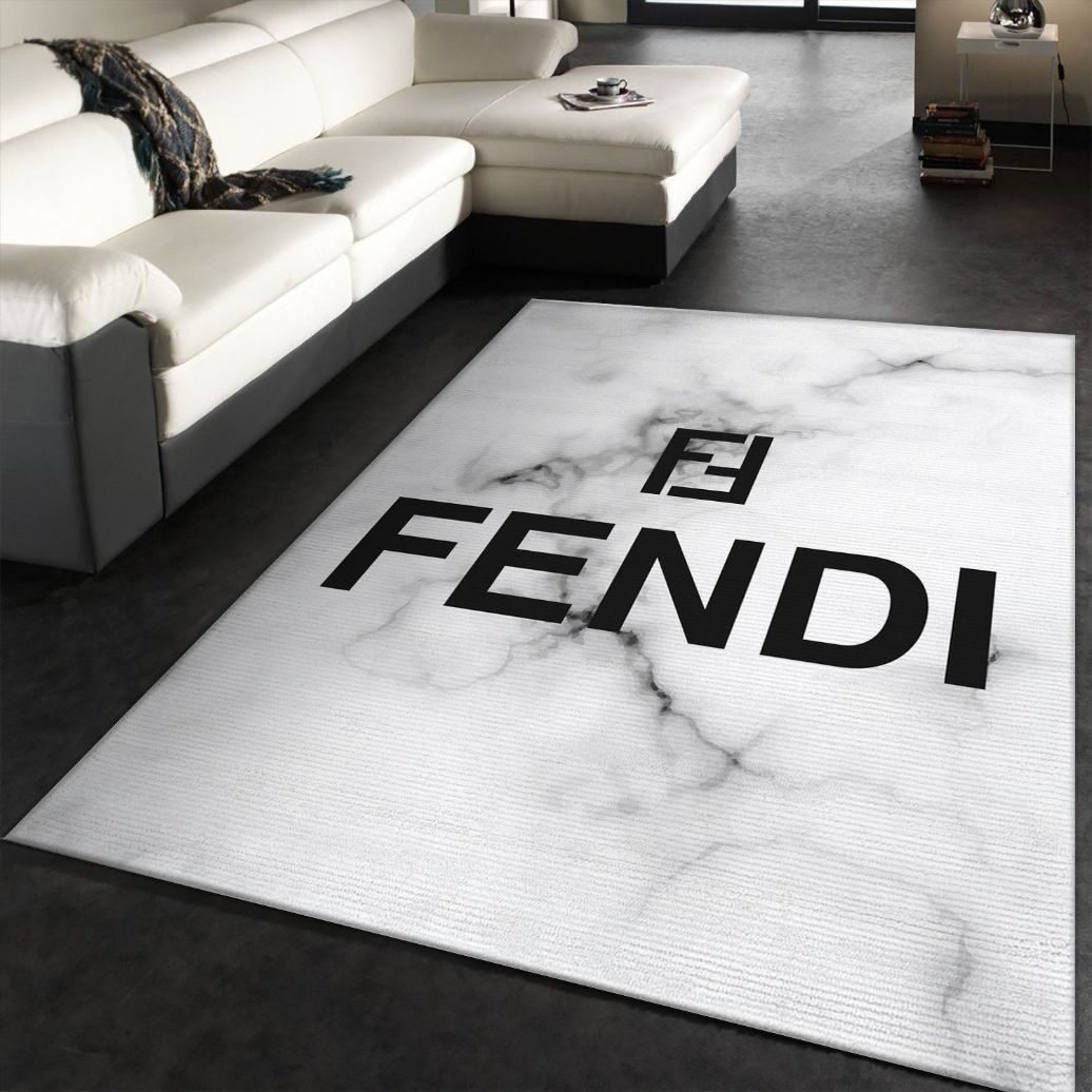 Fendi Rectangle Rug Living Room Rug Floor Decor Home Decor