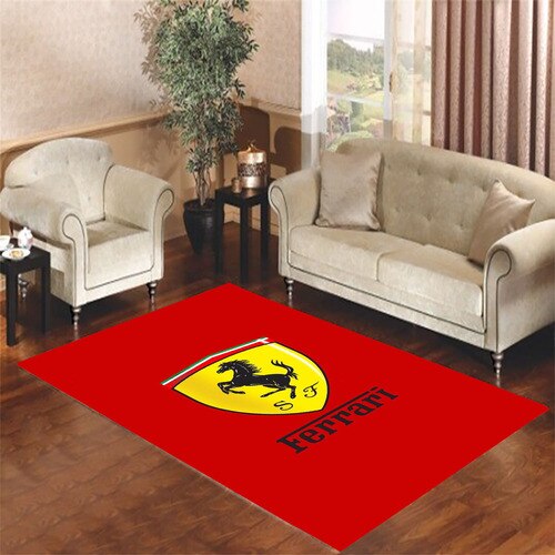 ferrari logo 1 Living room carpet rugs