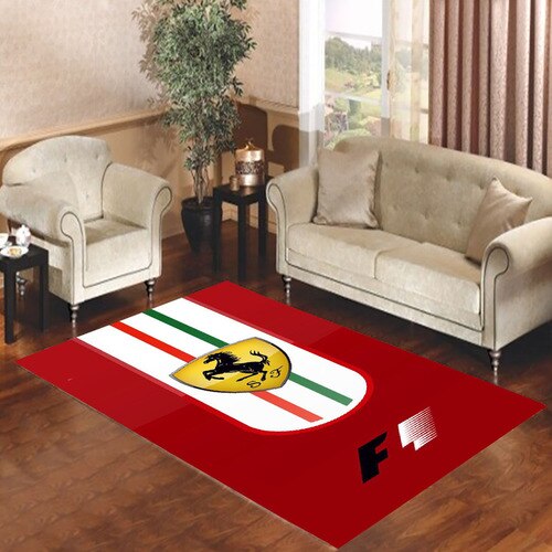 Ferrari Red F1 Living room carpet rugs