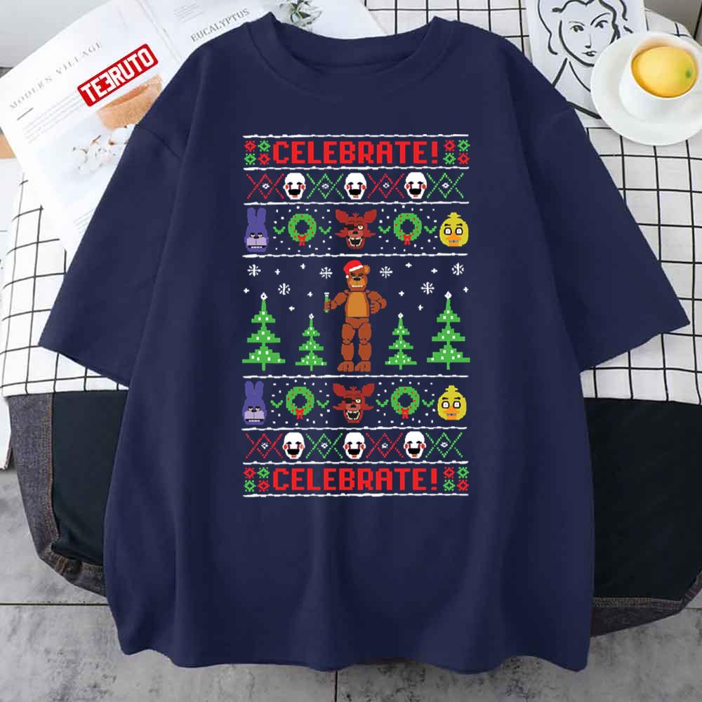 Five Nights At Freddy's Ugly Christmas Unisex T-Shirt