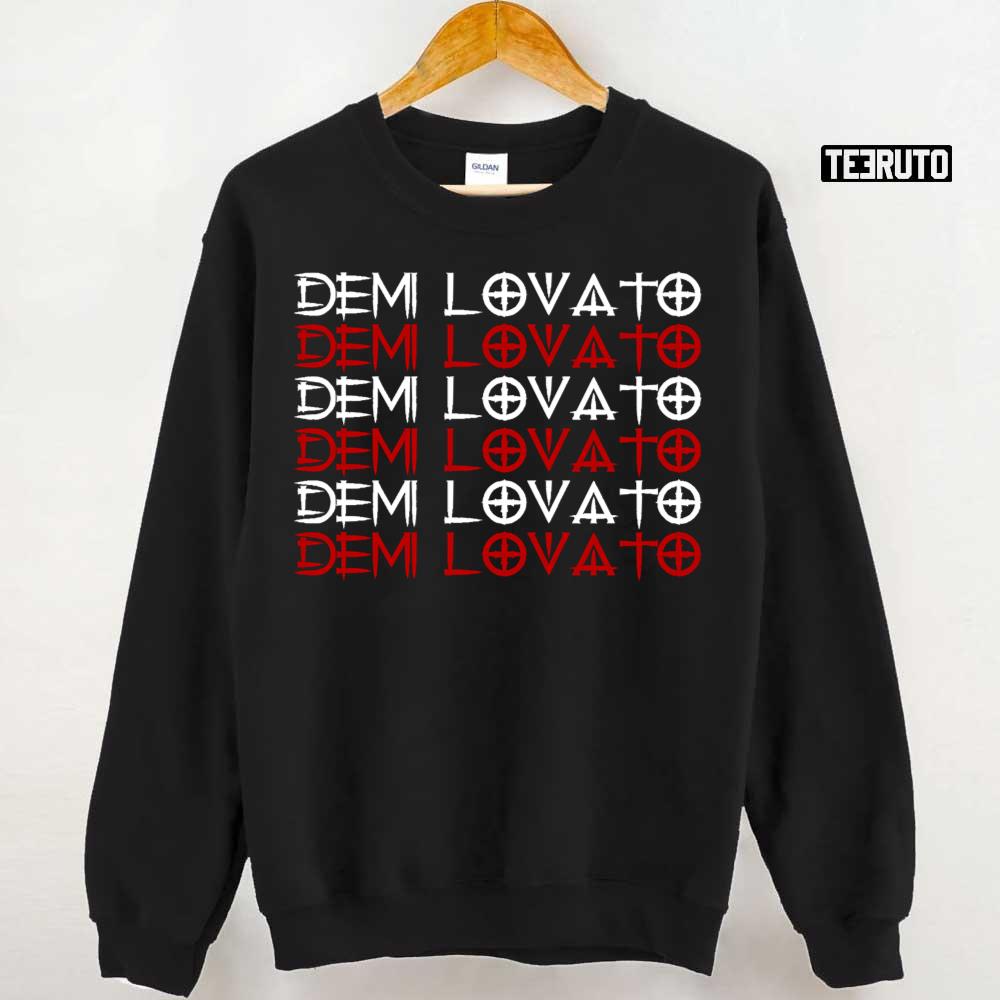 Font Art Demi Lovato Rock Holy Fvck Unisex T-Shirt