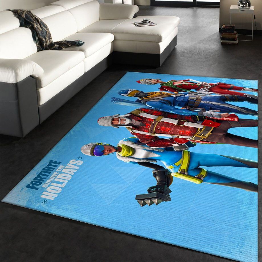 Fortnite Gaming Area Rug Carpet Living Room Floor Decor Home Decor