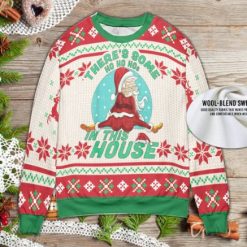 Funny Adult There’s Some Hohoho In This House Ugly Knitted Christmas Sweater