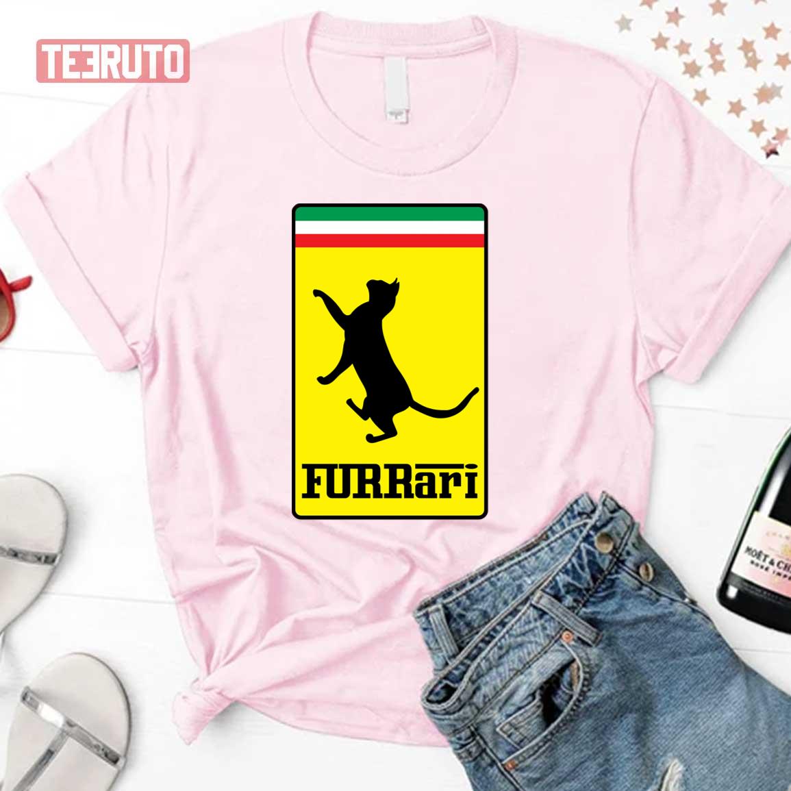 Furrari Not Ferrari Cat Logo Unisex Sweatshirt
