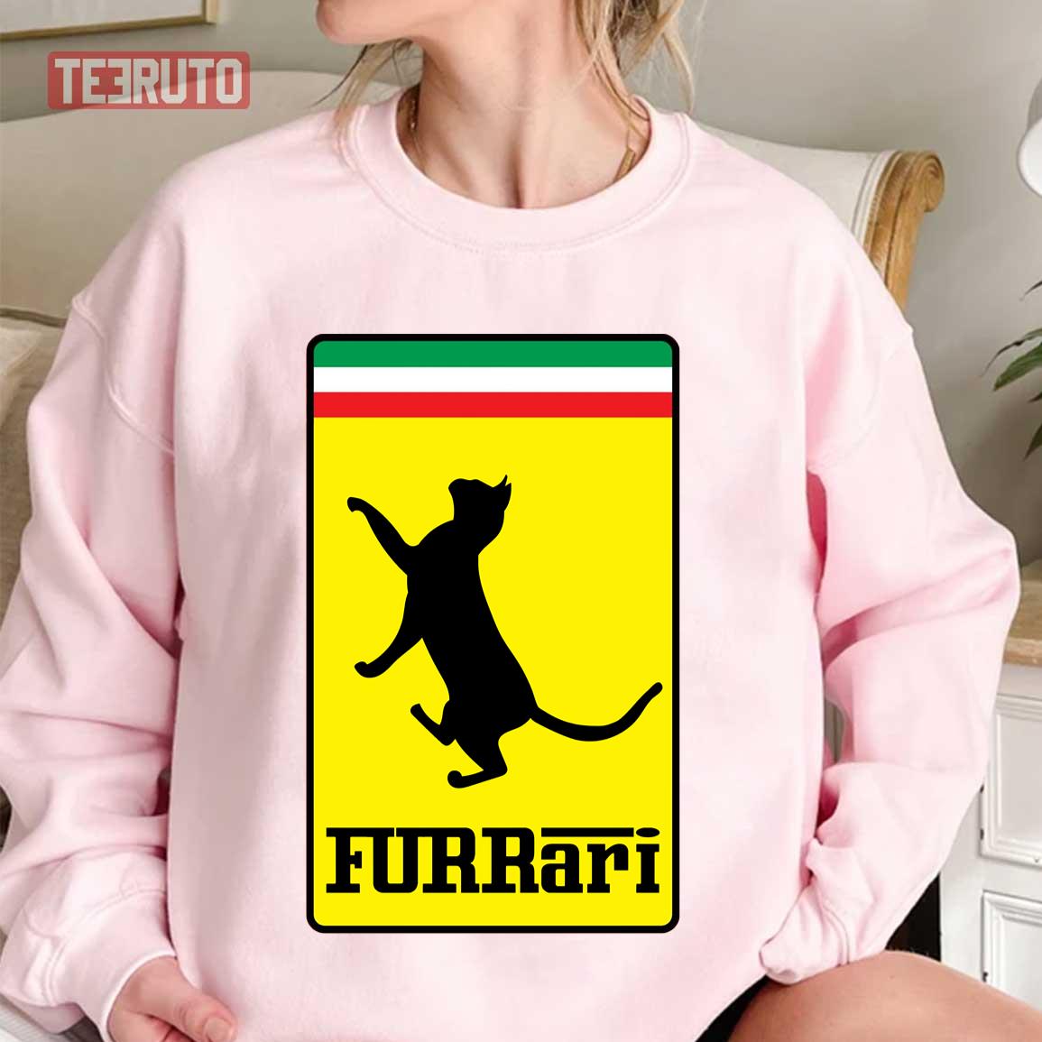 Furrari Not Ferrari Cat Logo Unisex Sweatshirt