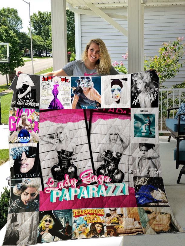 Gaga Lady Gaga Paparazzi Custom Quilt Blanket Teeruto