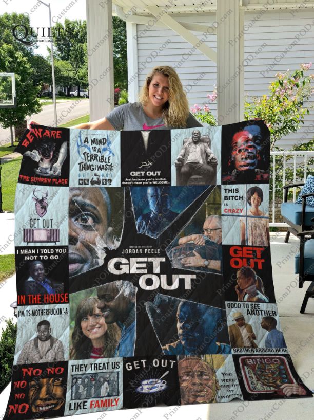 Get Out Jordan Peele Collection Quilt Blanket - Teeruto