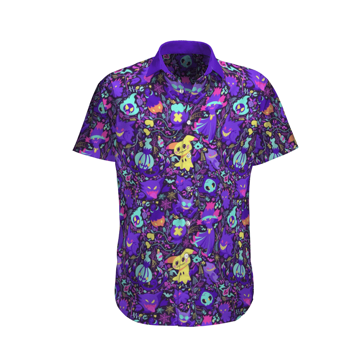 Ghost Pokemon Beach Hawaiian Shirt - Teeruto