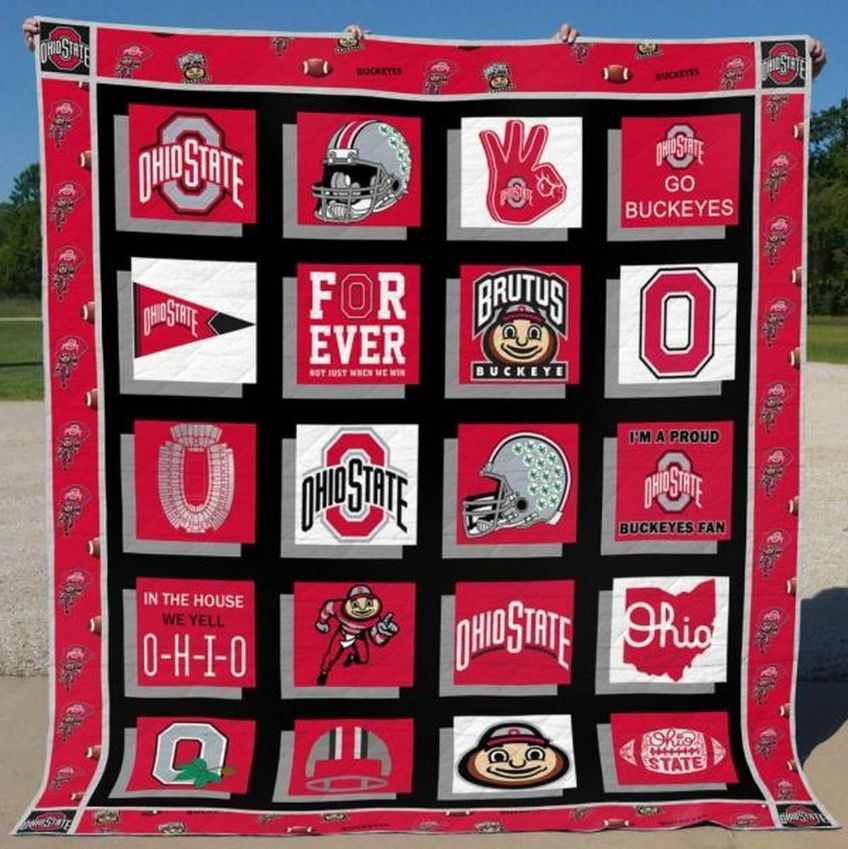 University of Ohio State Buckeyes Blanket Gifts for NCAA Fans 001