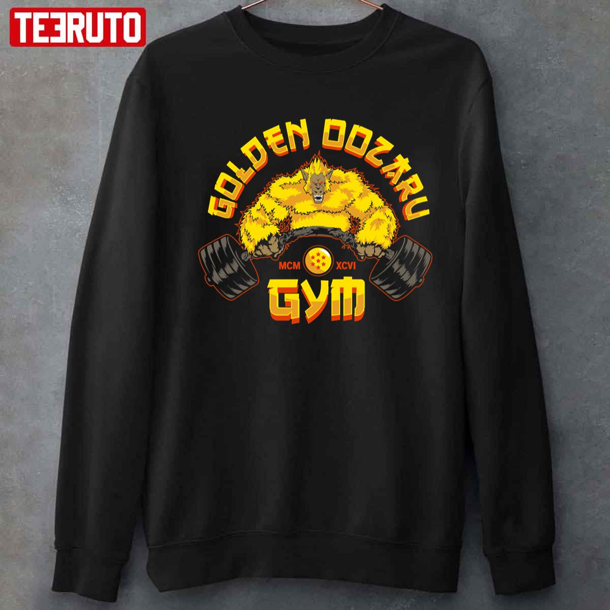 Golden Ozaru Gym Dragon Ball Gym Design Unisex T-shirt