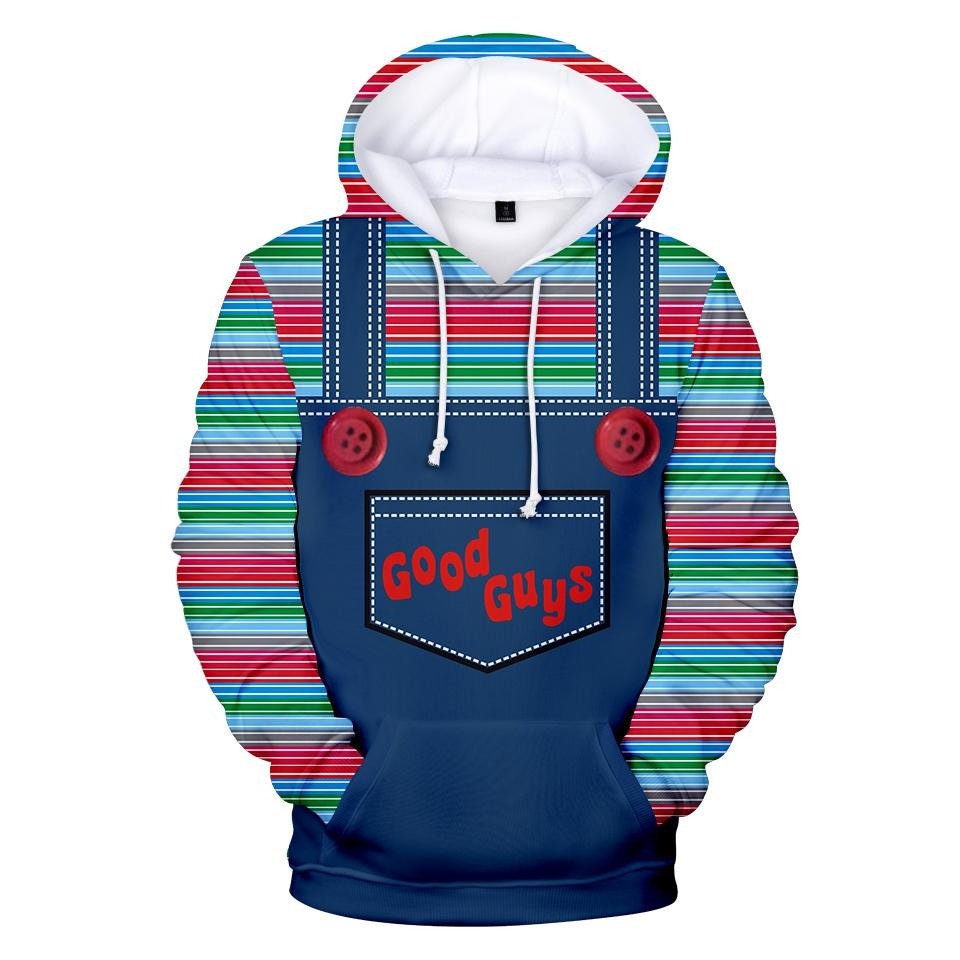 Good Guys Chucky 3D Horror AOP Unisex Hoodie