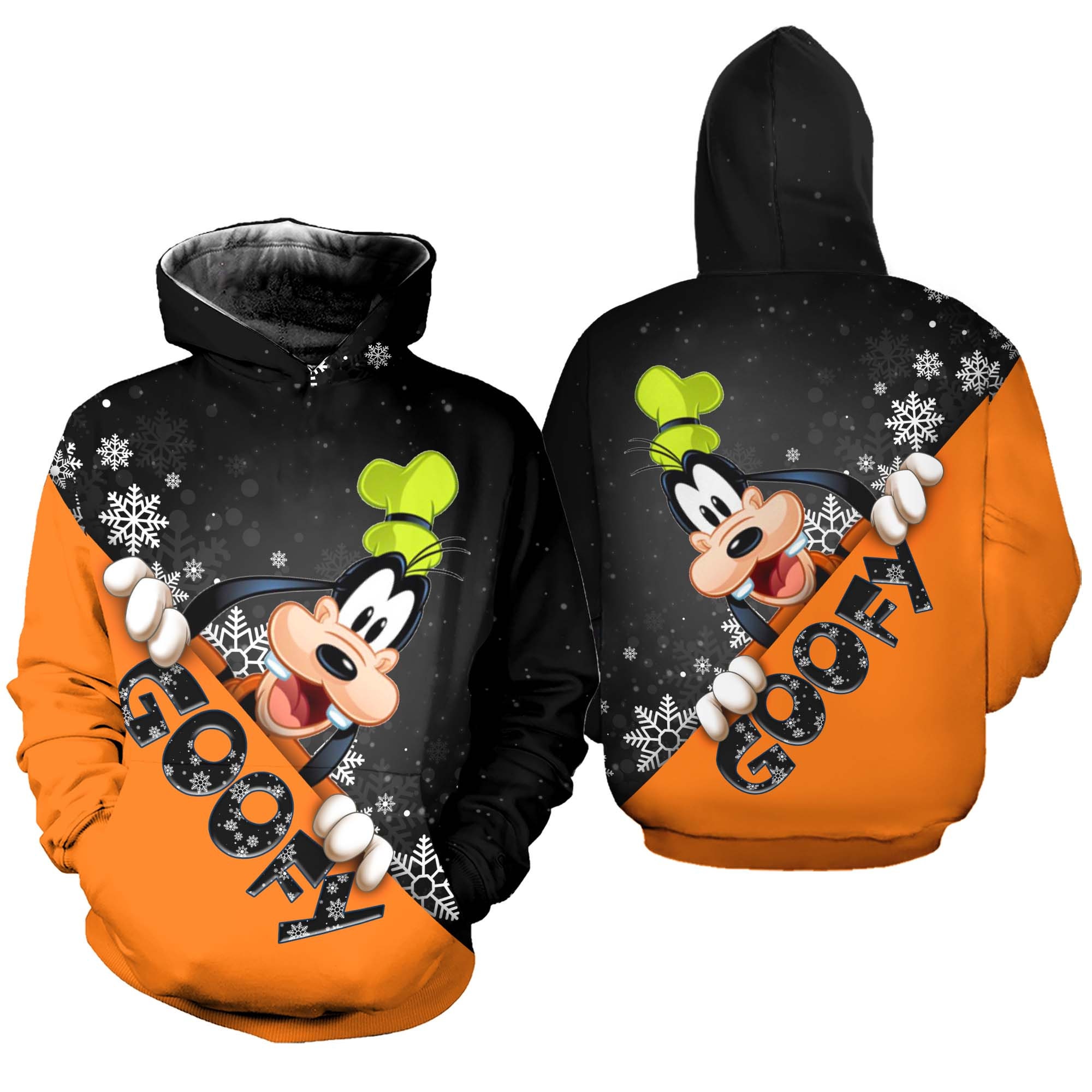 Goofy Dog Christmas Disney AOP Unisex Hoodie