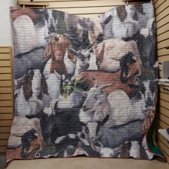 Graphic Goat Together Quilt Blanket